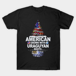 Christmas Tree  American Grown With Uraguyan Roots - Gift for Uraguyan From Uruguay T-Shirt